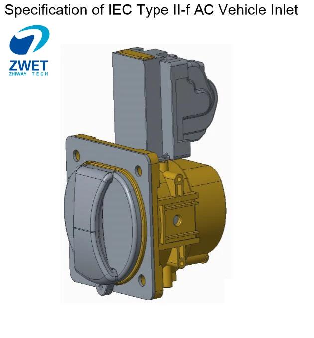 ZWET IEC 62196 Type2    ǥ-EV   2 Ŀ 63A 70amp 